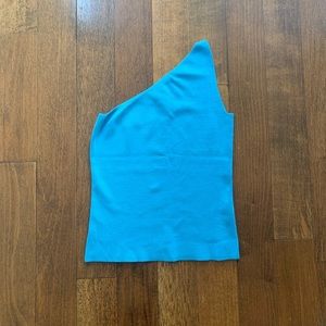Banana Republic Blue One Shoulder Top